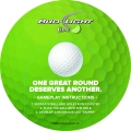 Golf pop out game coaster