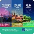 celebrate Canada explore Europe relax South Pacific