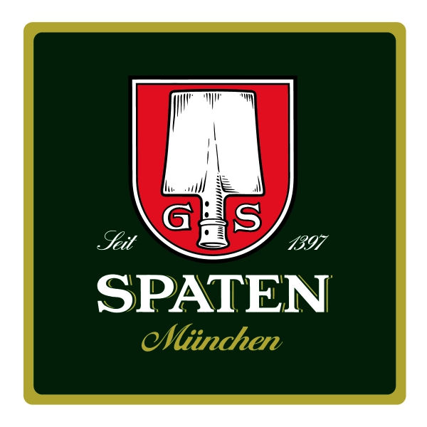 Spaten. Шпатен Мюнхен логотип.