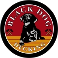 Dog design, black, red and yellow