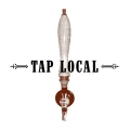 Beer Tap, printed on a 4" square coaster