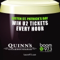 St. Patrick Win U2 Tickets Every Hour