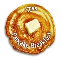 pancake coaster